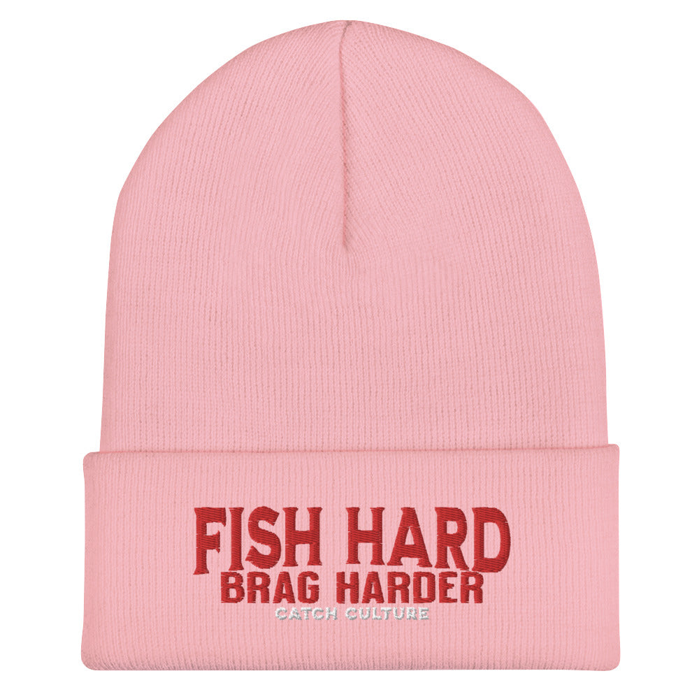 Fish Hard Brag Harder Beanie