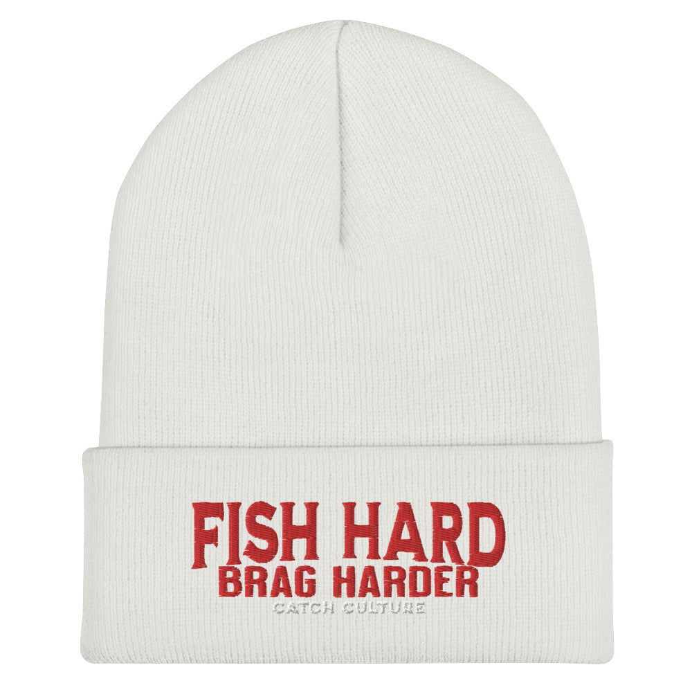 Fish Hard Brag Harder Beanie