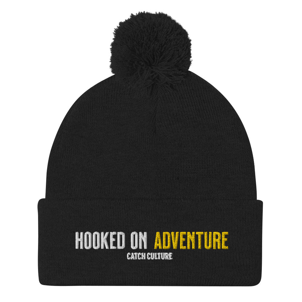 Hooked On Adventure Pom-Pom Beanie