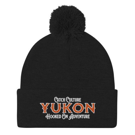 Yukon "Hooked on Adventure" Pom-Pom Beanie