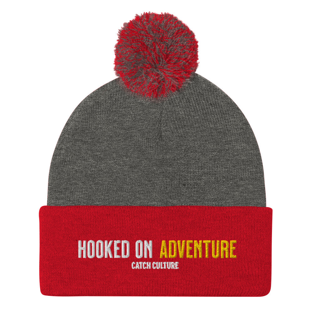 Hooked On Adventure Pom-Pom Beanie