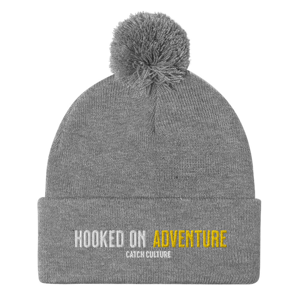 Hooked On Adventure Pom-Pom Beanie