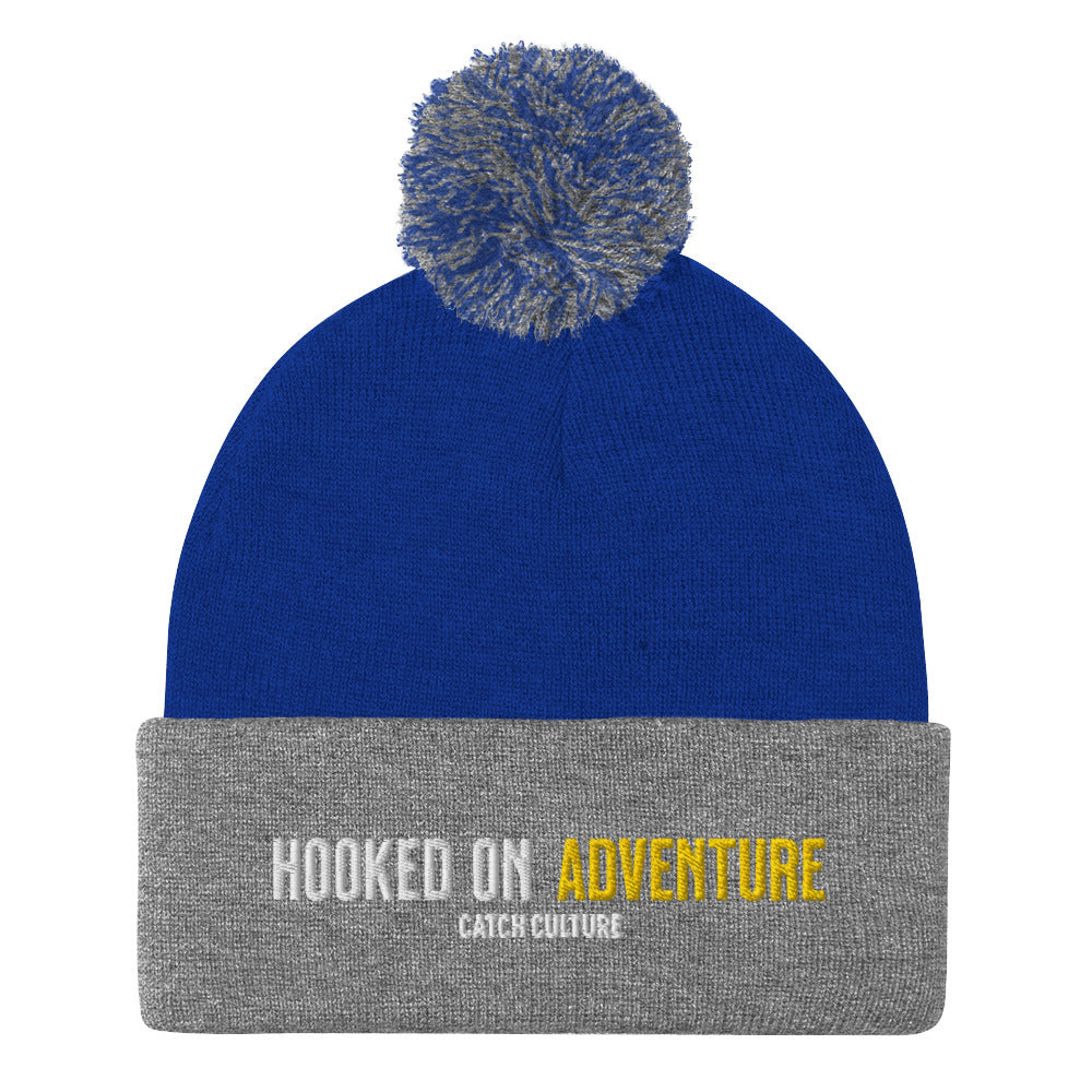 Hooked On Adventure Pom-Pom Beanie