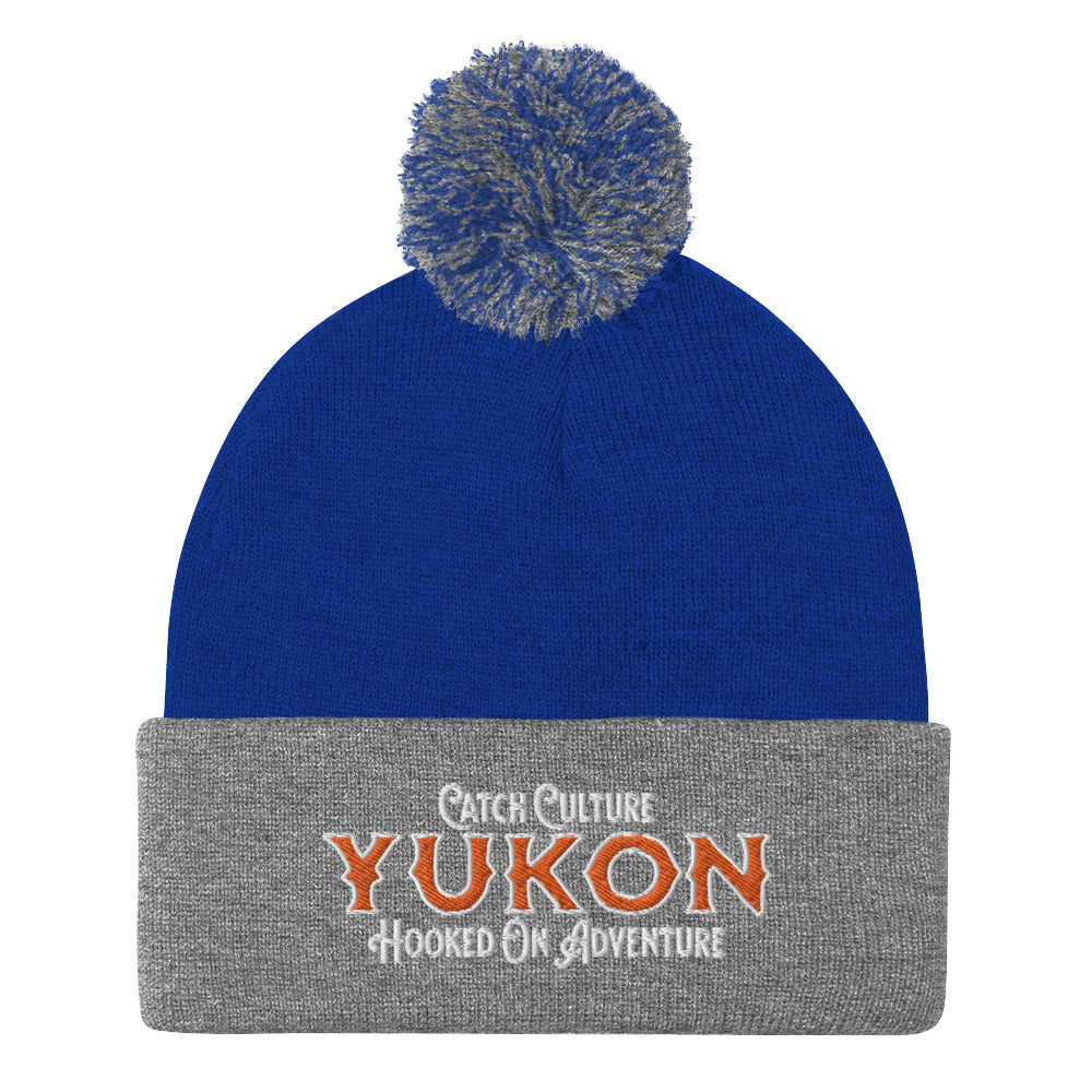 Yukon "Hooked on Adventure" Pom-Pom Beanie